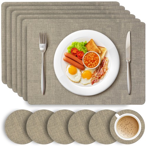 Heftman placemats coasters - &,